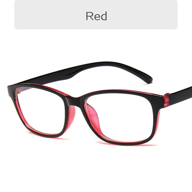 Anti blue rays computer Glasses Men Blue Light Coating Gaming Glasses for computer protection eye Retro Spectacles Women: 47-Red