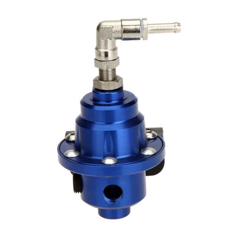 High Performance Car Fuel Pressure Gauge Adjustable Fuel Pressure Regulator Blue