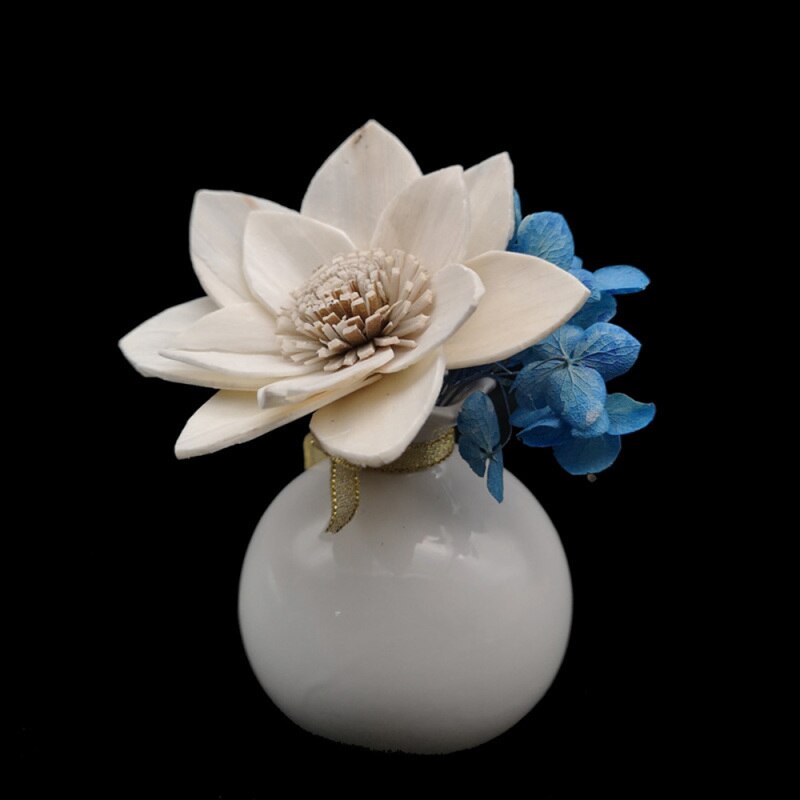 Multi-style Flower Shape No-fire Aromatherapy Rattan Reed Diffuser Accessories DIY Home Living Room Decoration