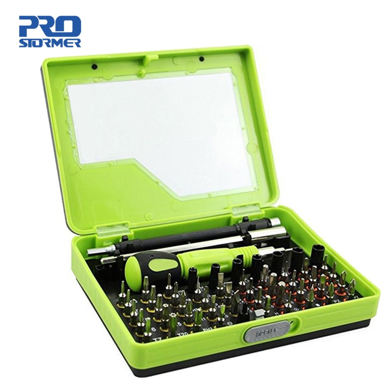 Prostormer 53 in 1 magnetisk skruvmejselsats precisionsskruvmejsel tooltweezer flexibel borraxel för rc pc pda mobil bil