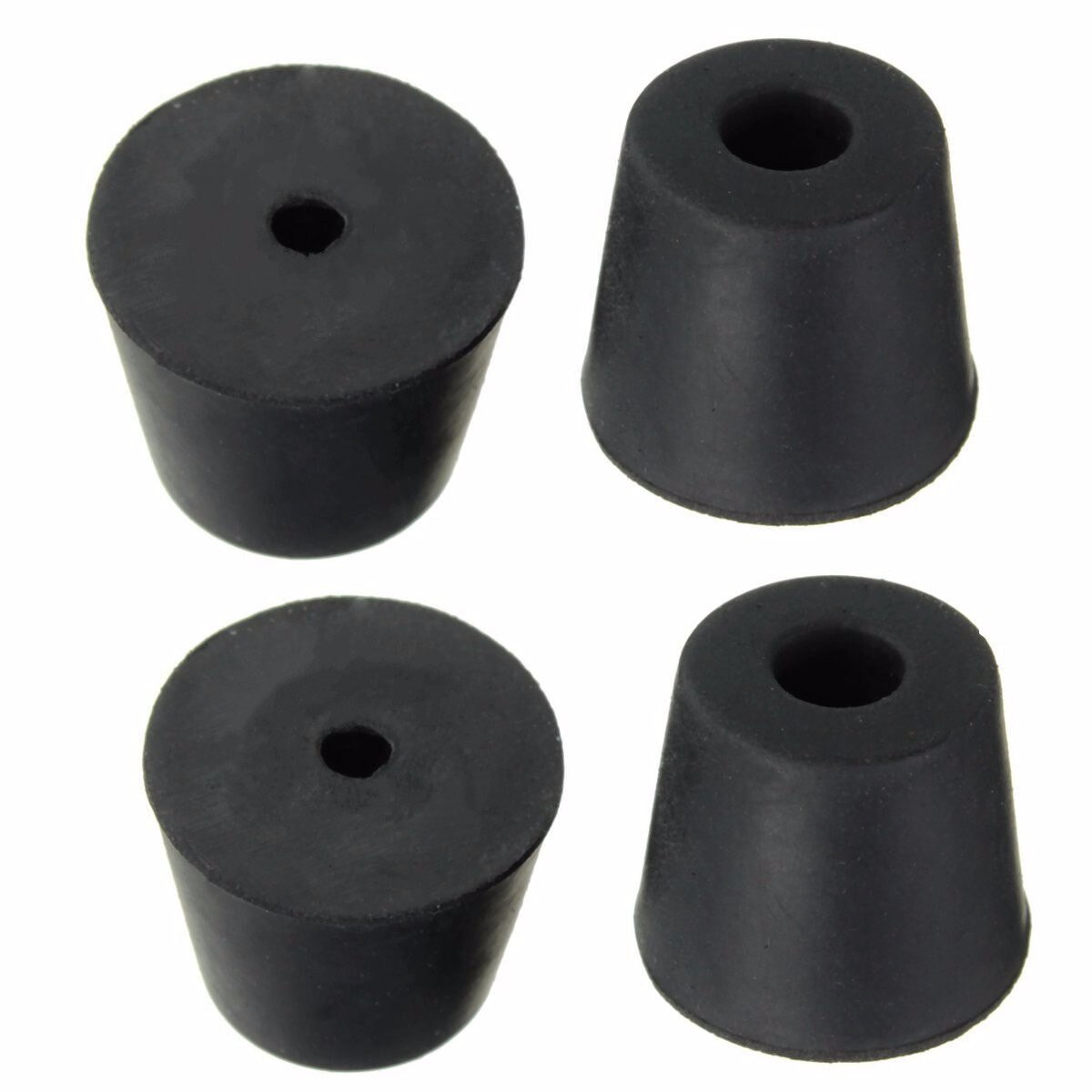 4 ks/šarža guma stôl stoličky nábytok nohy podložky na nohy dlažba chránič podlahy protišmyková čierna 20 x 15 x 17mm