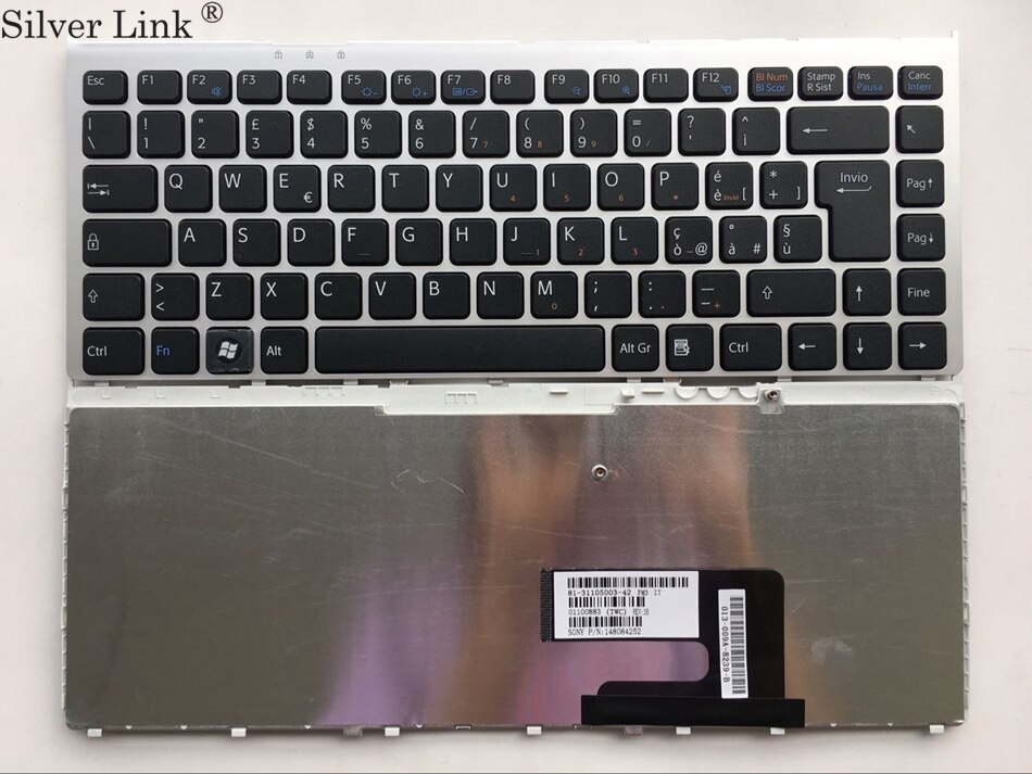 Spanish Arabic Czech French Italian Turkish Keyboard for Sony Vaio VGN-FW FW11 FW130 FW139 FW140 FW145 FW150 FW160 FW170 Series: purple