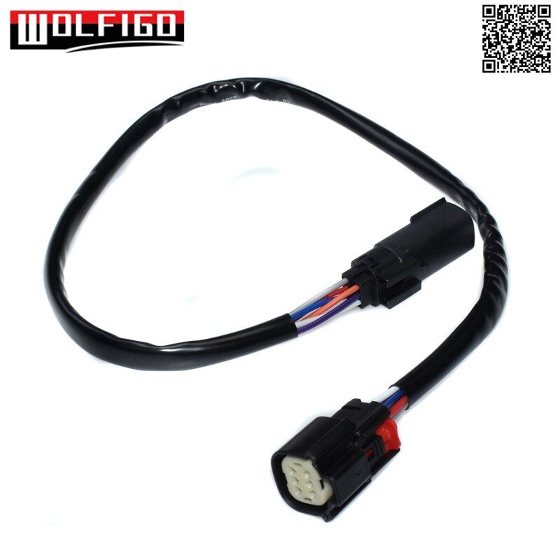 WOLFIGO 1PC / 2PCS O2 Oxygen Sensor Extension Wire Harness For Mustang s550 GT 5.0 24200-02,RI-1418-2H