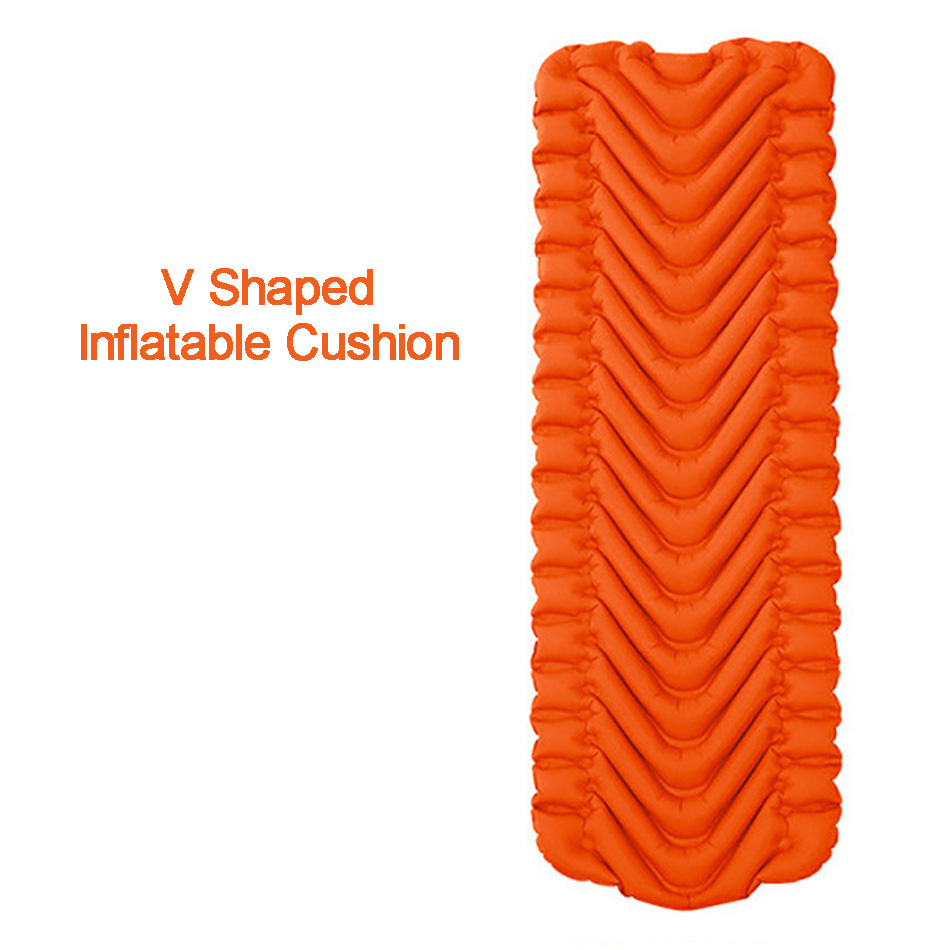 Luchtkussen Bed Camping Slaapmat Outdoor Tent Slapen Mat Opklapbed Reizen Slaapmat Vochtbestendige Pad Naturehike: Orange
