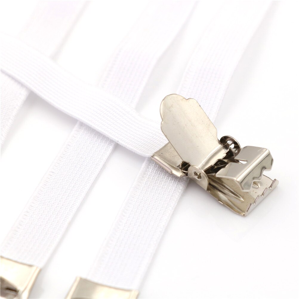 4 stk/lot strykebrett deksel klips fester stram passform elastisk avstiver bånd stropper grep
