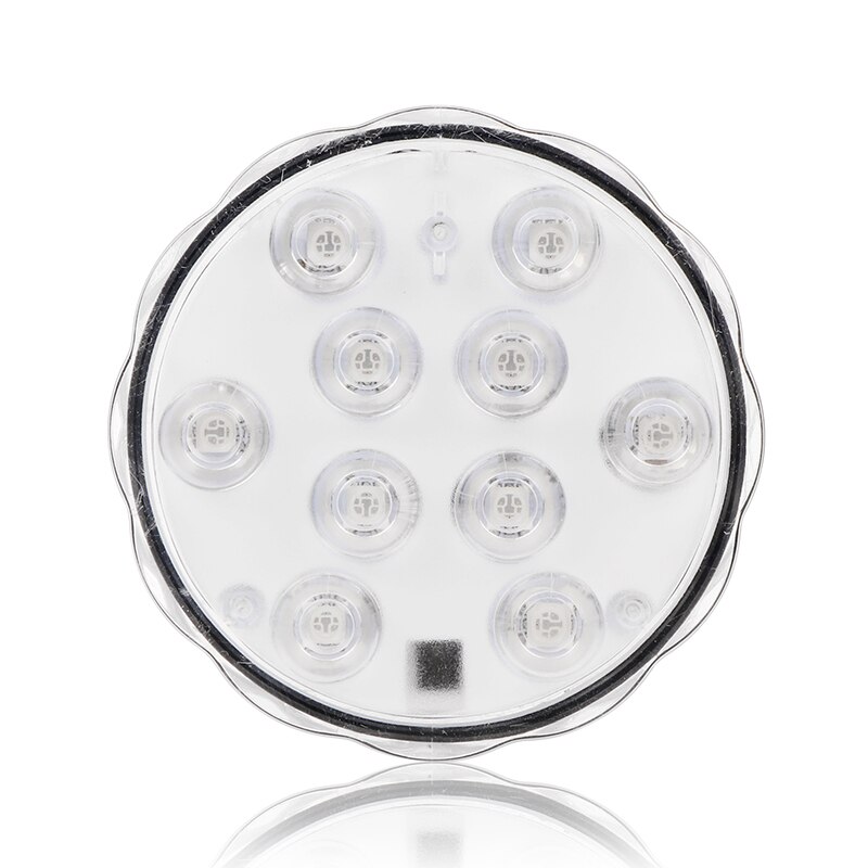 10Led Remote Controlled RGB Submersible Light Battery Operated Underwater Night Lamp Outdoor Vase Bowl Garden Ambient Light