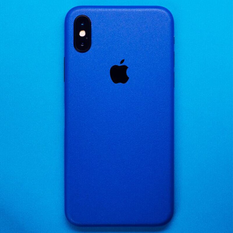 YCSTICKER Cell Phone Luxury Leather Marble Sticker 3D Vinyl Skin Film for iPhone 11 Pro Max X