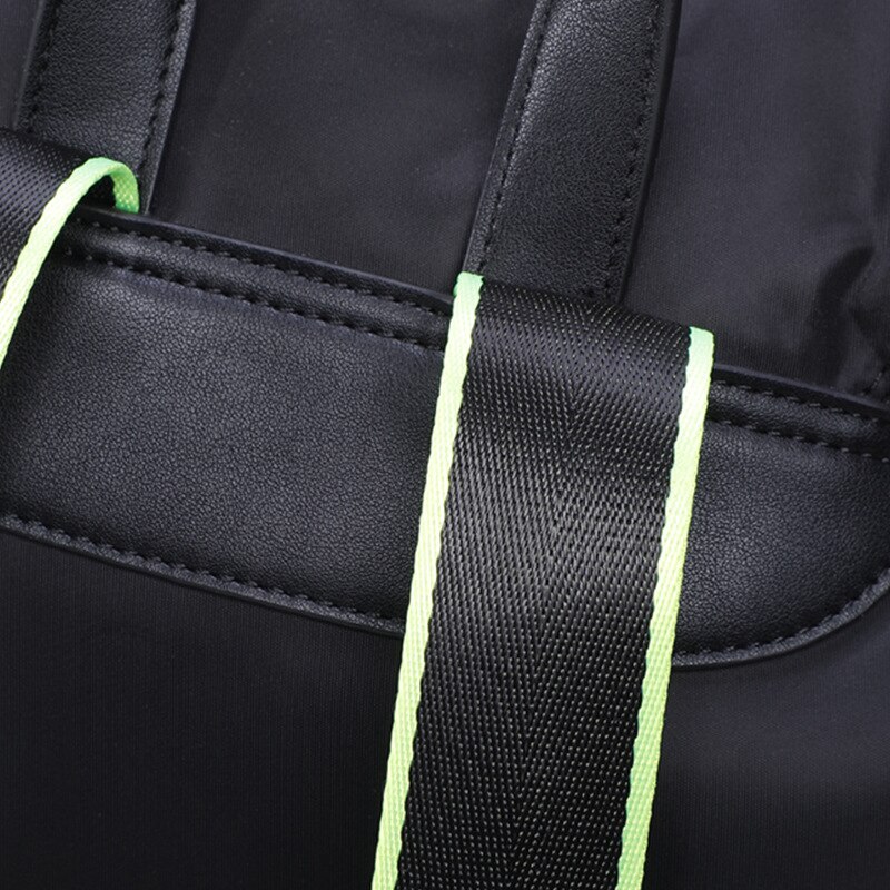 Mochila de Nylon con múltiples bolsillos para mujer, morral cruzado de viaje para chica