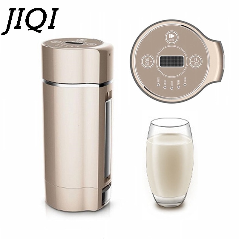 110V/220V Soymilk Maker Food Blender Electric Juicer Grain Grinder Soya Bean Milk Machine Filter-free Puree Mixer Congee Cooker