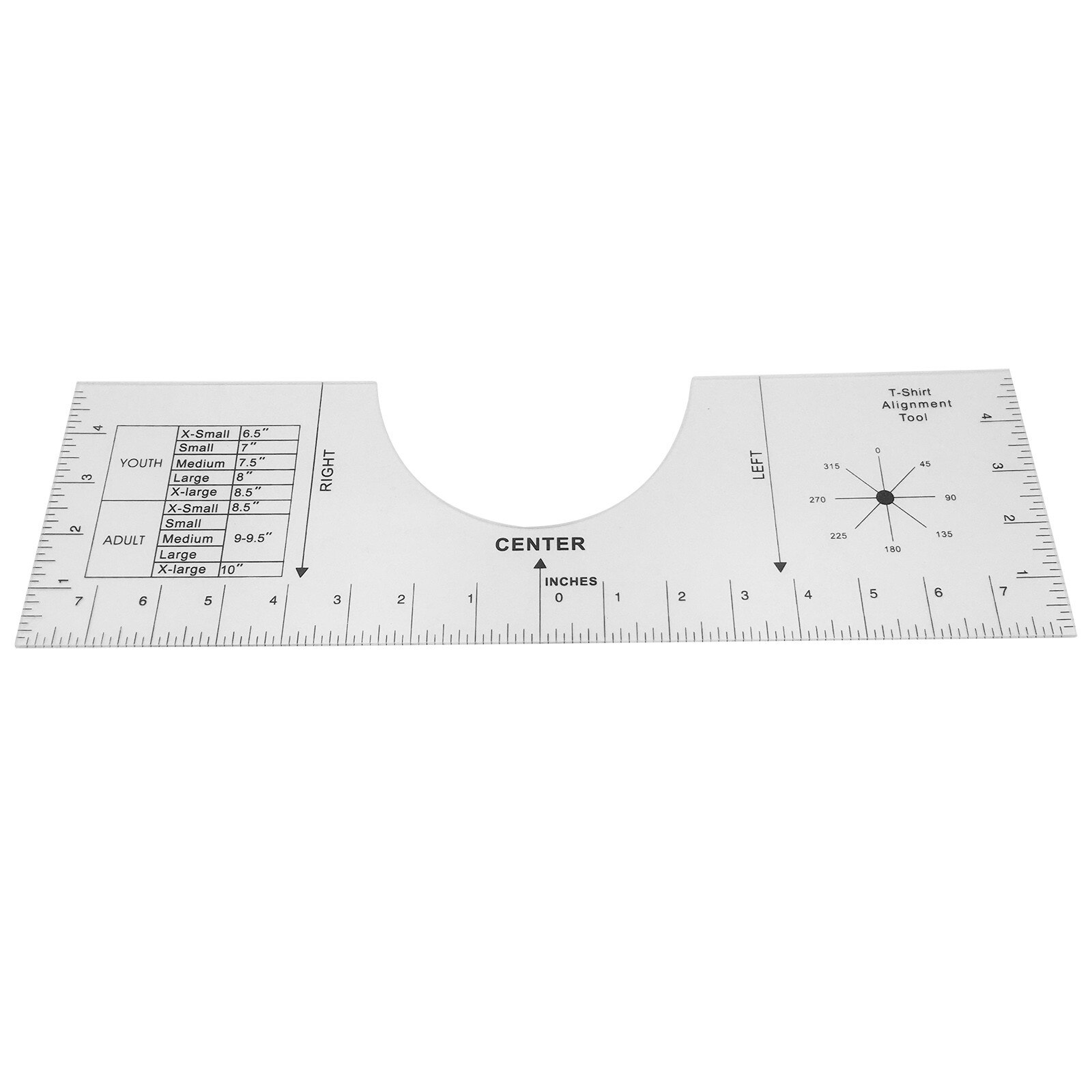 T-Shirt Ruler Guide Vinyl T-Shirt Ruler Guide Sublimation Designs on T-shirt Vinyl Ruler Guide Size Chart T-Shirt Ruler DIY Tool