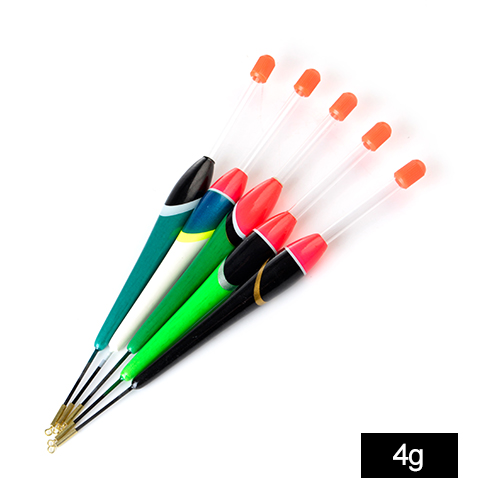 FTK 5 unids/lote abeto Barguzinsky 3g4g5g6g7g peso pesca Float de 18cm de longitud-20,5 cm flotar en la pesca de la carpa: 4g