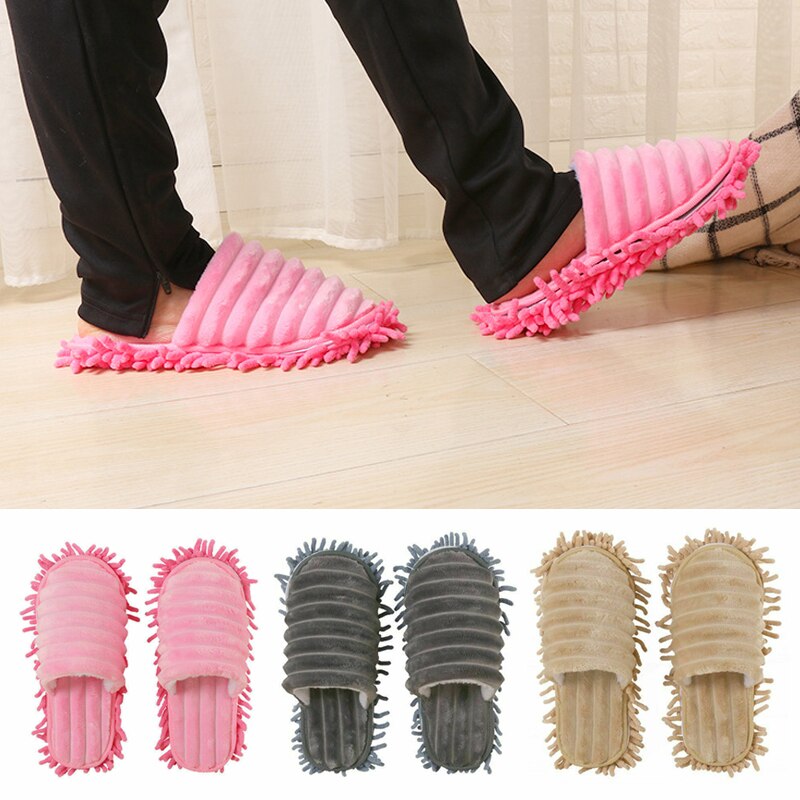 Chaussons multifonctions pour le nettoyage de la poussière des sols, chaussures, balais à franges, capuchons de balai, housse de nettoyage pour la maison, outils de nettoyage des chaussures