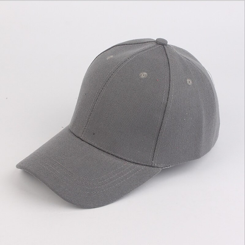 Adjustable Solid Color Shading Hip Hop Unisex Baseball Cap Sun Protection Spring Summer Outdoor Men Dad Hat Snapback: 15