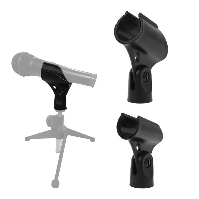 2022 Small Wired Microphone Holders Free Rotation Angle Mic Clip