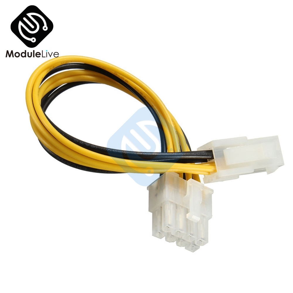 20 Cm 4 Pin Vrouw Naar Man 8 Pin Atx Eps 12 V Connector Adapter Pcie Gezamenlijke Kabel 8Pins gereedschap