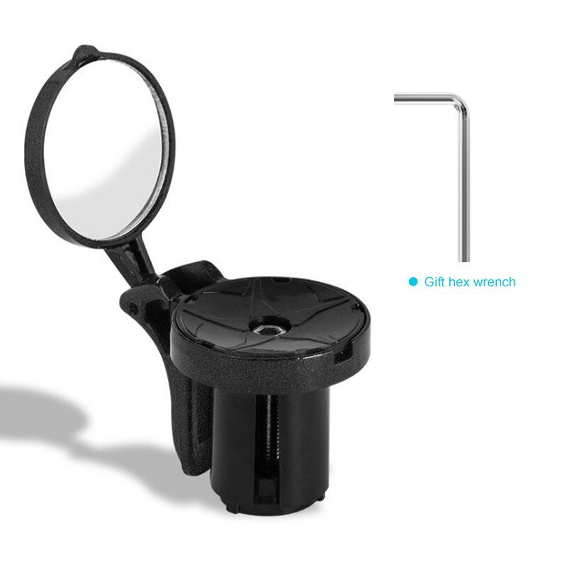 Mini Bike Rear View Mirror Road Mountain Bike Cycling Adjustable Bicycle Handlebar Plug Rear View Mirror DOG88 Cycling Accessory