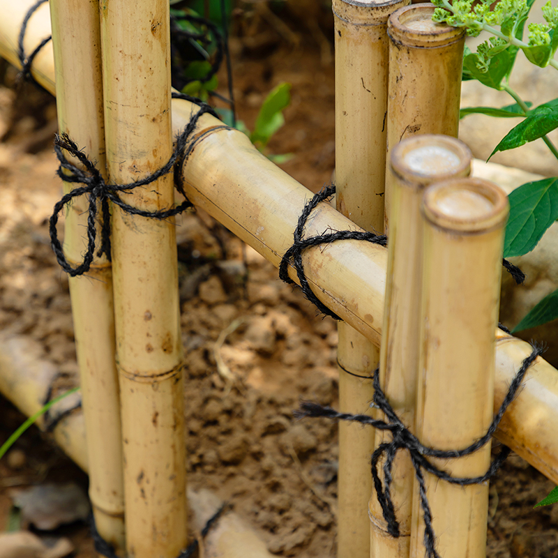 Japanese Homestay Short Fence for Courtyard Villa Bamboo Fence Anti Corrosion Sunscreen Plant Partition Garden Decorative Border