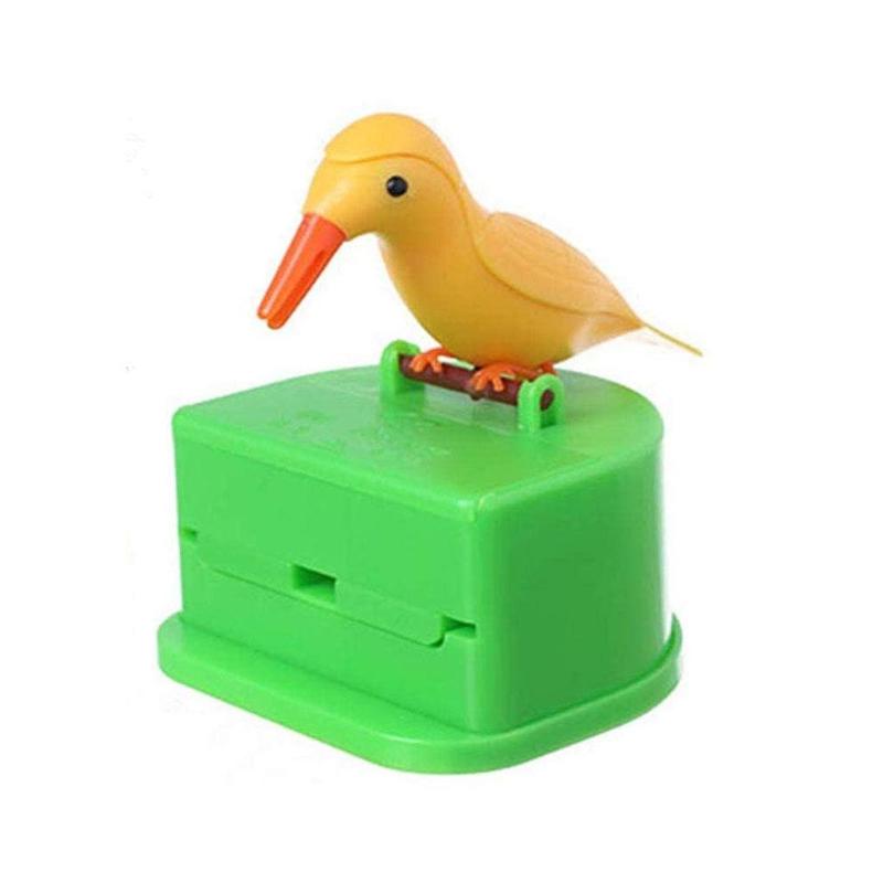 Kleine Vogel Tandenstoker Doos Keuken Automatische Up Push-Type Dier Houder Tandenstoker Tandenstoker Houder Huishouden Restaurant E3K3