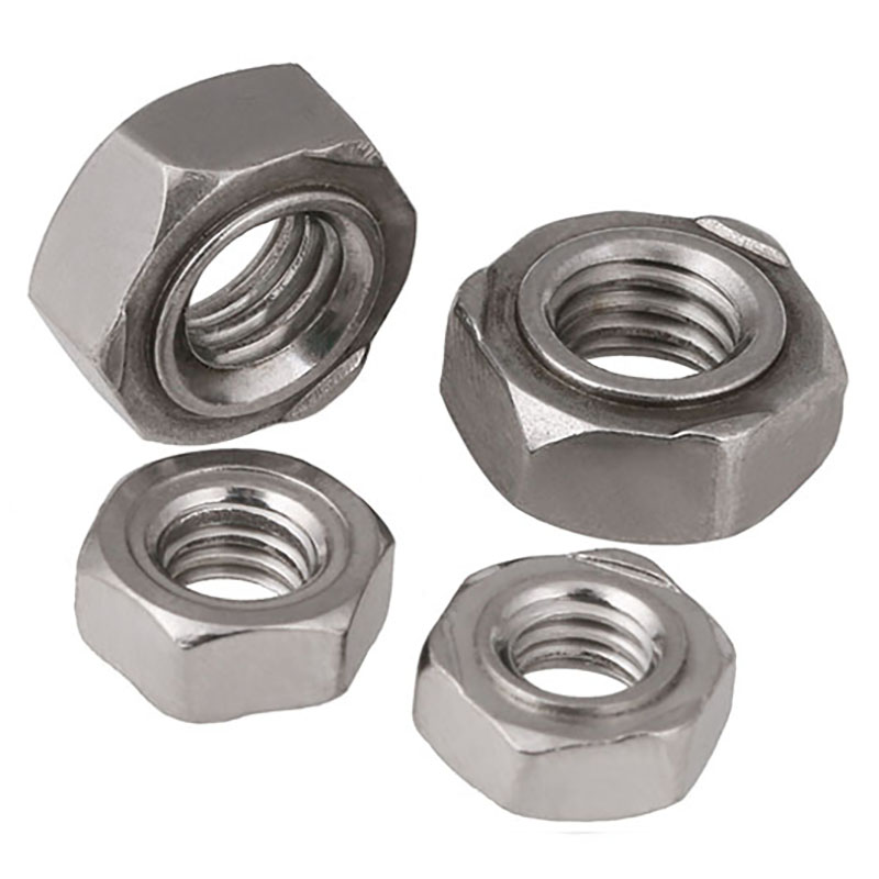 M3 M4 M5 M6 M8 M10 M12 304 Roestvrij Staal Zeshoekige Lassen Moer Puntlassen Stap Druk Lassen Geen Voet en Geen Hoek