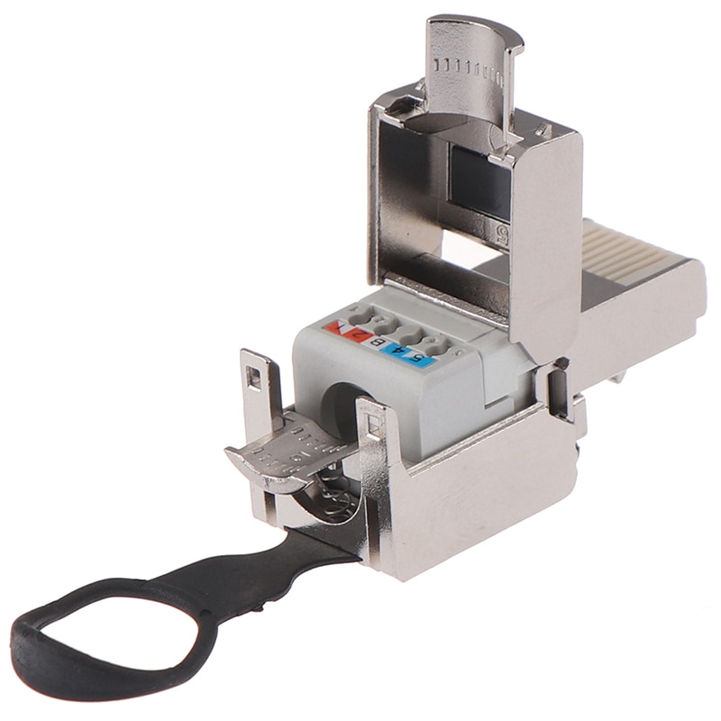 8P8C RJ45 Connector Compatible with Cat6/Cat6A/Cat7/Cat8 Termination Plug