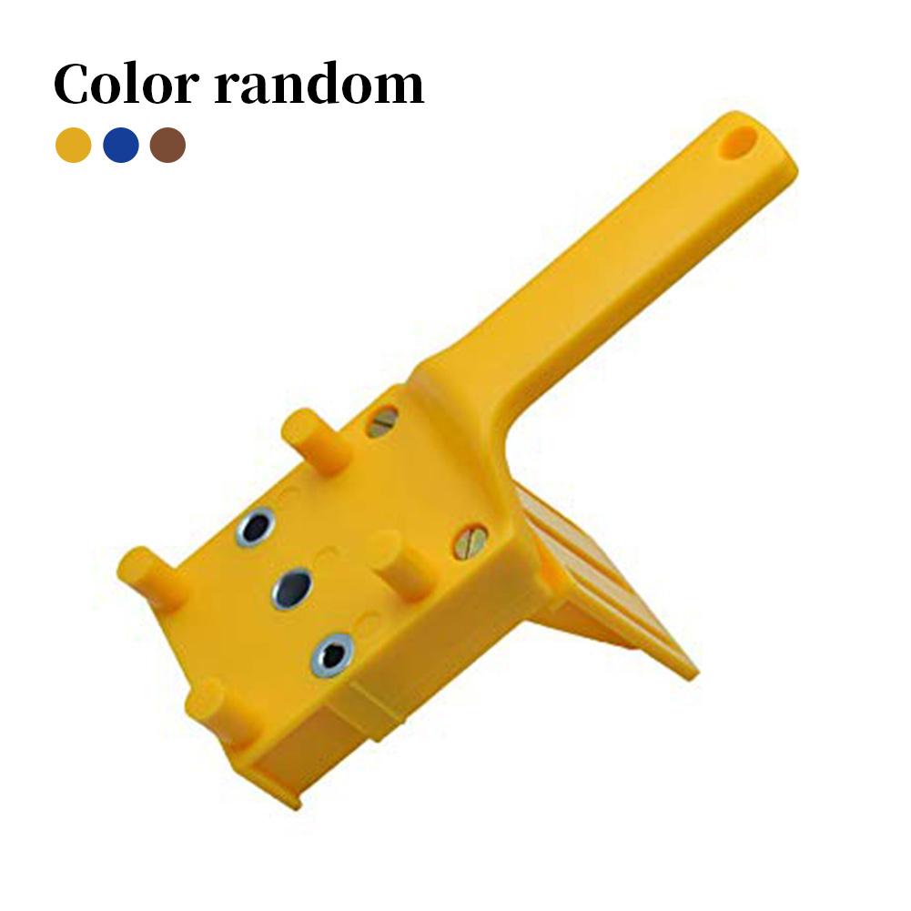 Wooden Dowel Plastic Handheld ABS Pocket Hole Fixture System 6/8/10mm Drill Bit Puncher For Woodworking Tenon Joints: A