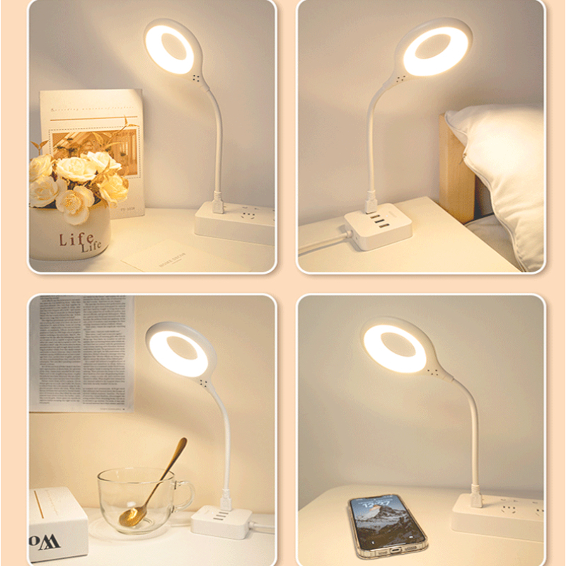 Led Voice Portable Usb Lamp Artificial Intelligence Sound Activated Controlled Eye Protection Read Table Lamp Plug Nightlight