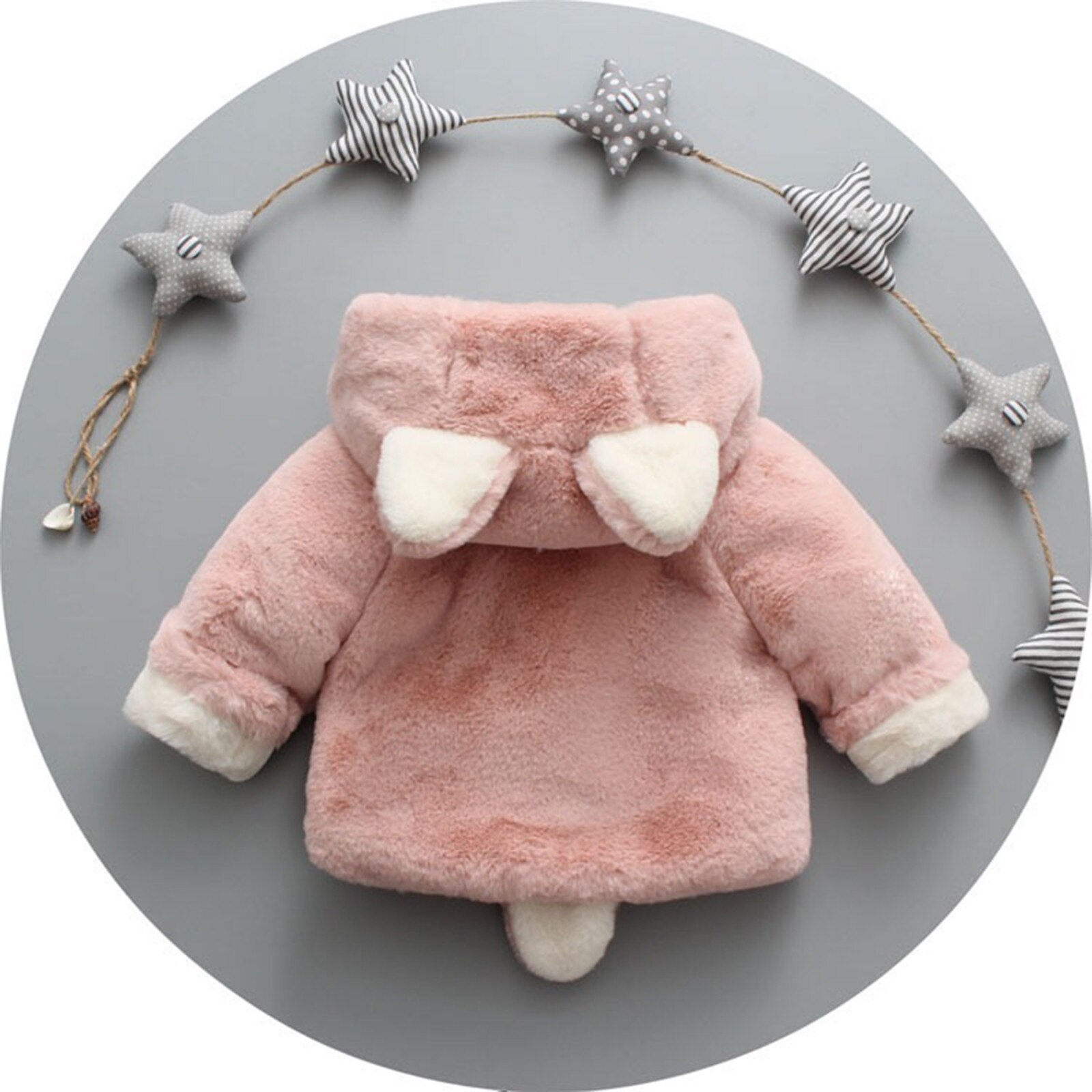 Baby Meisjes Jas Peuter Baby Jongens Meisjes Fleece Winddicht Winterjas Bind Capuchon Uitloper Jas Voor Jongens Jas Kleding