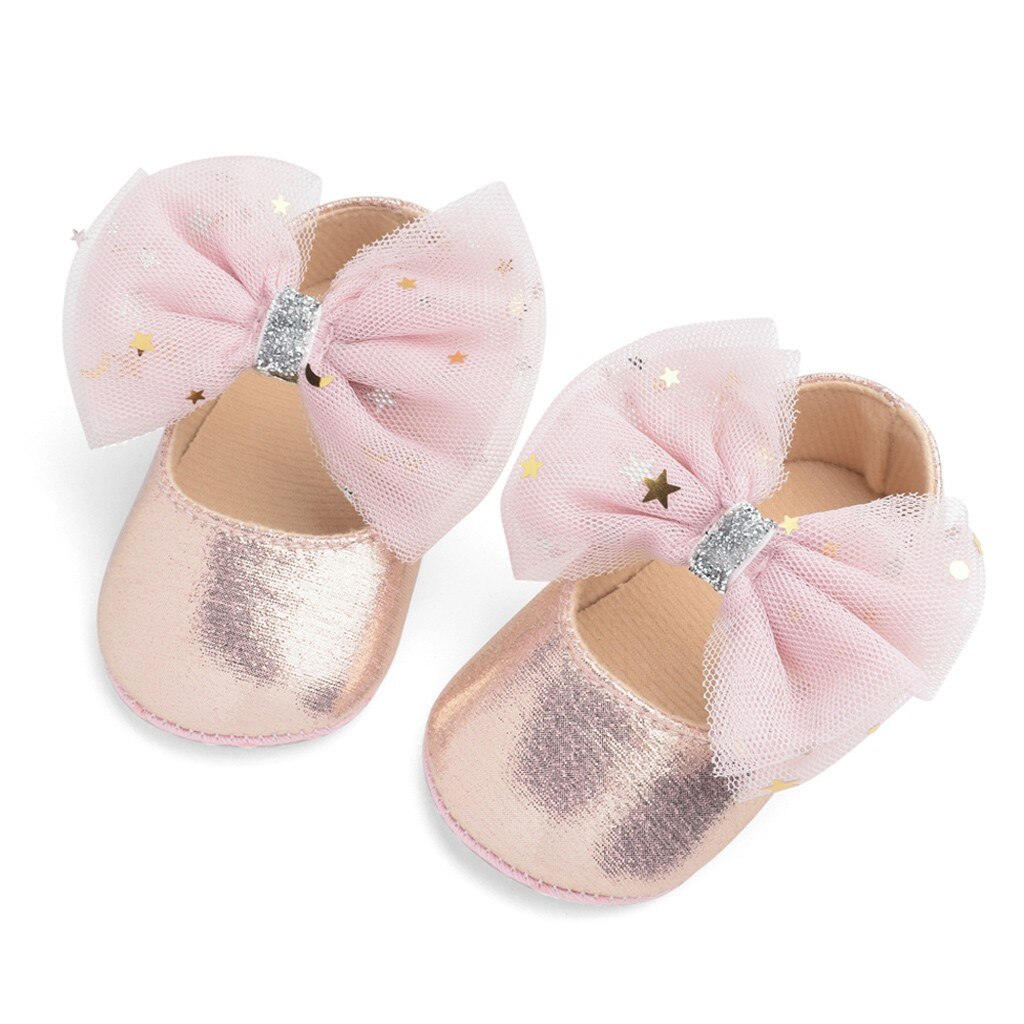 Toddler Kids Baby Girls Boys Sequin Cute Bow Firstwalk Hook&loop Casual Shoes Baby Shoes Newborn Butterfly Новорожденных: PK / 11