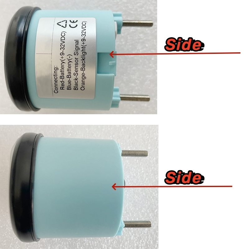 Tacómetros pequeños de , medidor de revoluciones blancas de 52mm, 0-4000RPM, para coche, barco, camión, 9-32v