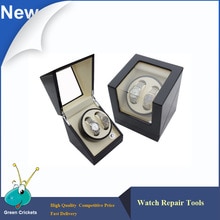 Hoogglans 2 + 0 Ultra stille motor Houten automatische Horloge Winder, mechanische horloges opslag winder doos