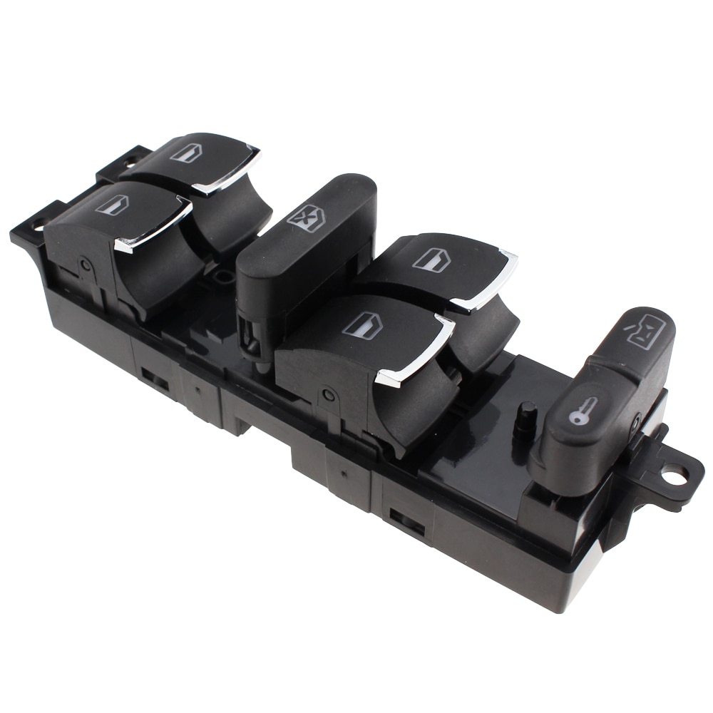 Chrome Master Window Controller Switch For VW Jetta Golf GTI MK4 Passat B5 Driver Side 3BD959857 3BD 959 857 1998-2005 Banwinoto