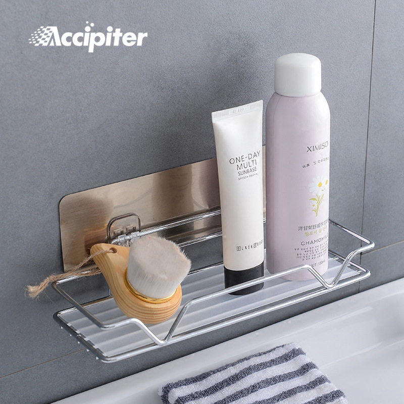 Badeværelseshylde hjørne opbevaringsstativ organizer brusevægshylde med sugekop køkken badeværelseshylder