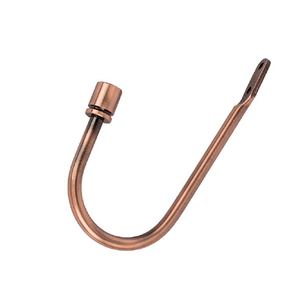 2* binde enkel spænde kuglejern klip 1*  metal gardin hold ryg kroge u formet hjem med 4* bolt soveværelse retro u kroge: B