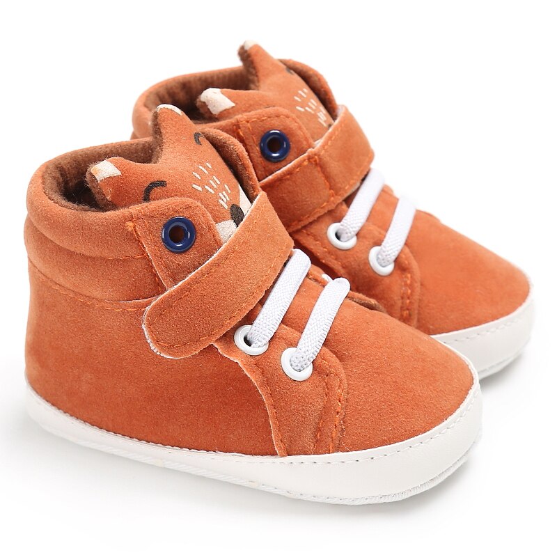 Chaussures en coton à semelle souple | Chaussures de berceau pour bébés garçons et filles, printemps/automne, pour premiers marcheurs et bébés: Orange / 13