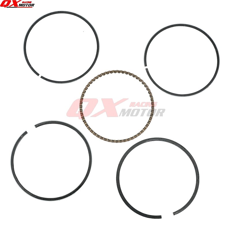Ensemble de pistons à axe de 14mm de 52.4mm, pour Lifan 125cc, refroidissement à Air/huile, moteurs horizontaux, Dirt Pit Bike, ATV Quad, pièces