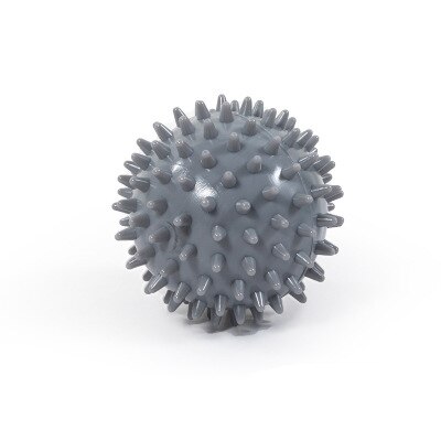 Duurzaam Pvc Spiky Massage Bal Trigger Point Sport Fitness Hand Foot Pain Relief Fasciitis Plantaris Reliever Egel 7Cm Ballen: Grijs