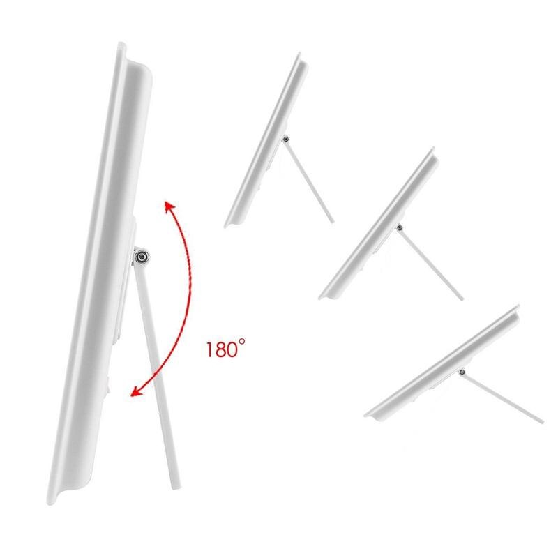 Makeup Mirror With 16 Leds Cosmetic Mirror With Press Dimmer Switch Battery Operated Stand For Table Top Bathroom Bedroom Travel