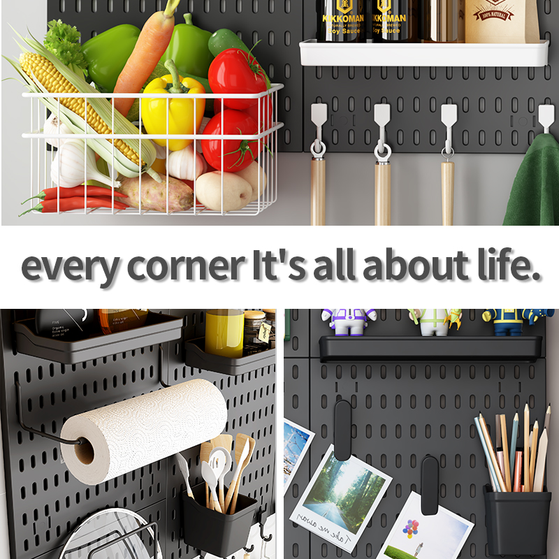 Pegboard Werkzeug Zubehör Mauer montieren Regal Anbindung Gremium Werkbank Haken Gestell Anzeige Stand Plastik Lager organizer Bausatz Pro Garage