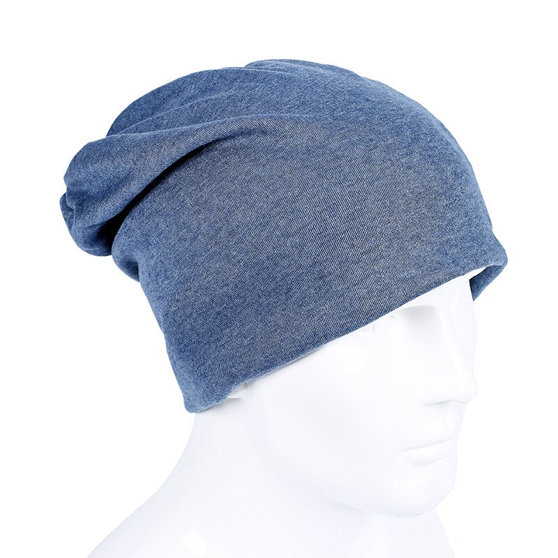 Otoño e Invierno COUPLE'S cálido sombrero a prueba de viento frío estilo británico bufanda conjunto para cabeza Cap Plus terciopelo grueso vacío Top: Blue One Size