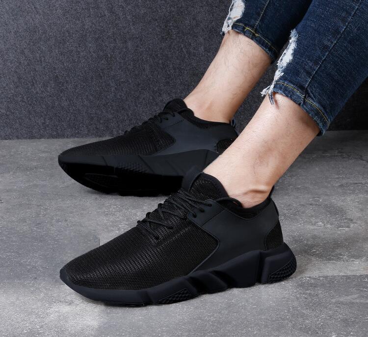 Alle sorte mænd sneakers sko sommersneakers zapatillas hombre åndbare fritidssko åndbare letvægtssko td -11