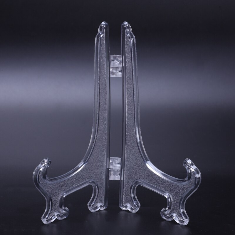 4X porte-vaisselle porte-vaisselle support à vaisselle pour photos 12.5*7.5cm transparent