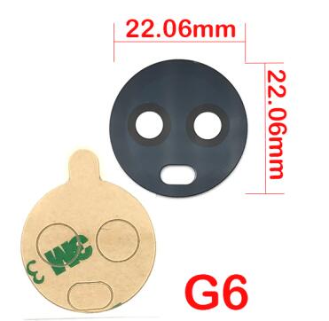 Tylna kamera szklana osłona obiektywu z klejem do Motorola Moto G4 G5s G6 G7 G8 Plus Play Power Lite: G6
