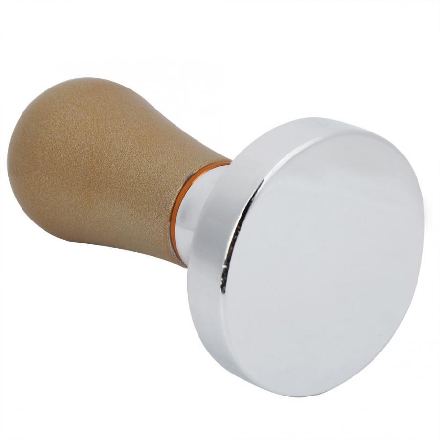 Prensa manual de aluminio para café, 57mm, con mango, para cafetera Espresso, café Barista, herramientas para accesorios de cocina