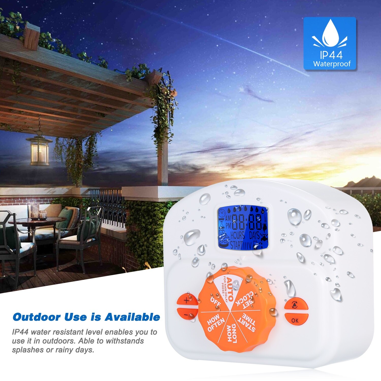 Automatic Drip Irrigation Emitter System Controller Battery-powered/USB-powered Programmable Watering Water Timer