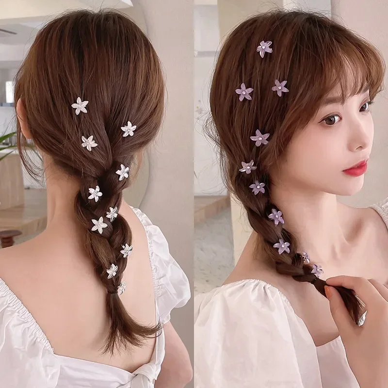 10PCS Flower Princess Girls Lovely Hair Buckle Hairpins Children Headwear Hairgrip Hair Clips Hair Accessories