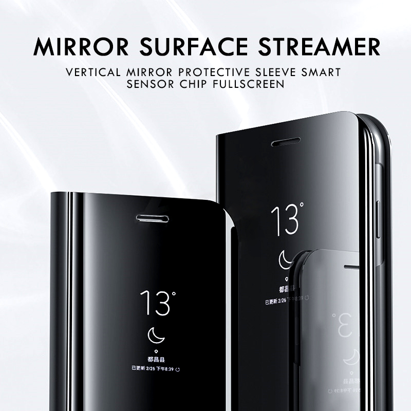 Voor Vivo Y11 Case Luxe Spiegel Flip Case Voor Vivo Y 11 11y Stand Gevallen Voor Vivoy11 Beschermende shell Coque Capa 6.35''