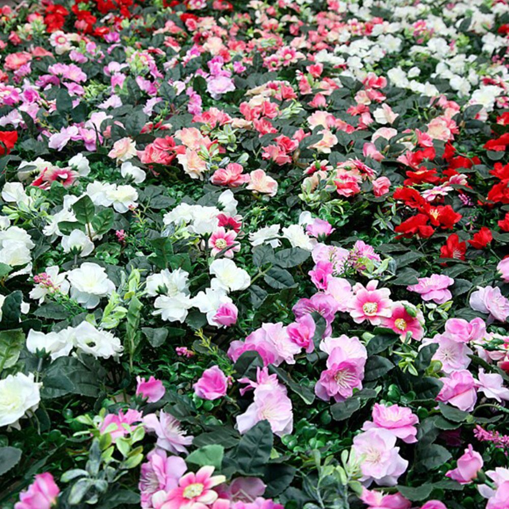 DIY Wedding Flower Wall Arrangement Supplies Silk Artificial Flower Row Decor Wedding Backdrop