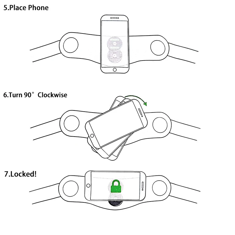 Uchwyt na telefon do mostka motocykla Trzy widelce z potrójnym otworem Uchwyt na telefon komórkowy Aluminiowy stojak na telefony komórkowe z nawigacją
