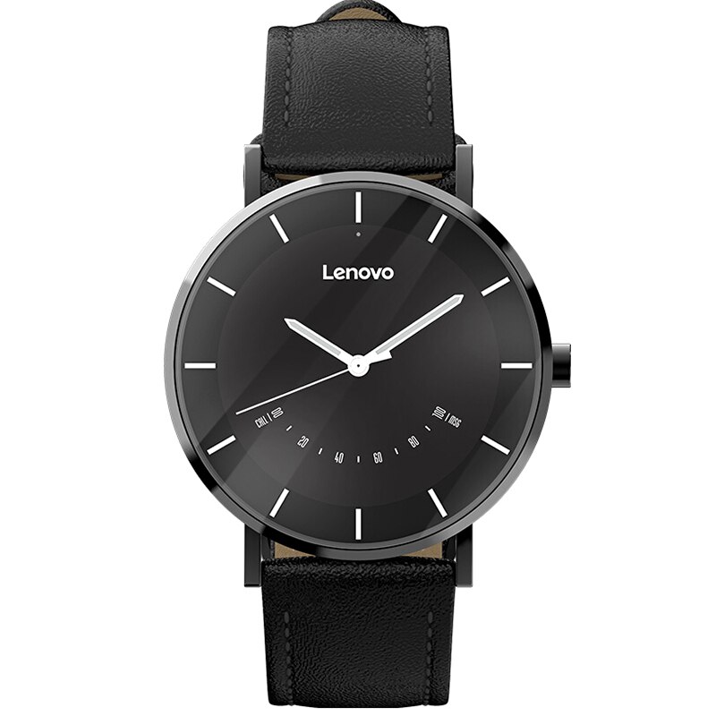 Originalt lenovo ur s smart ur stil business fritid vandtæt kvarts ur til kvinder smartwatch: Sort