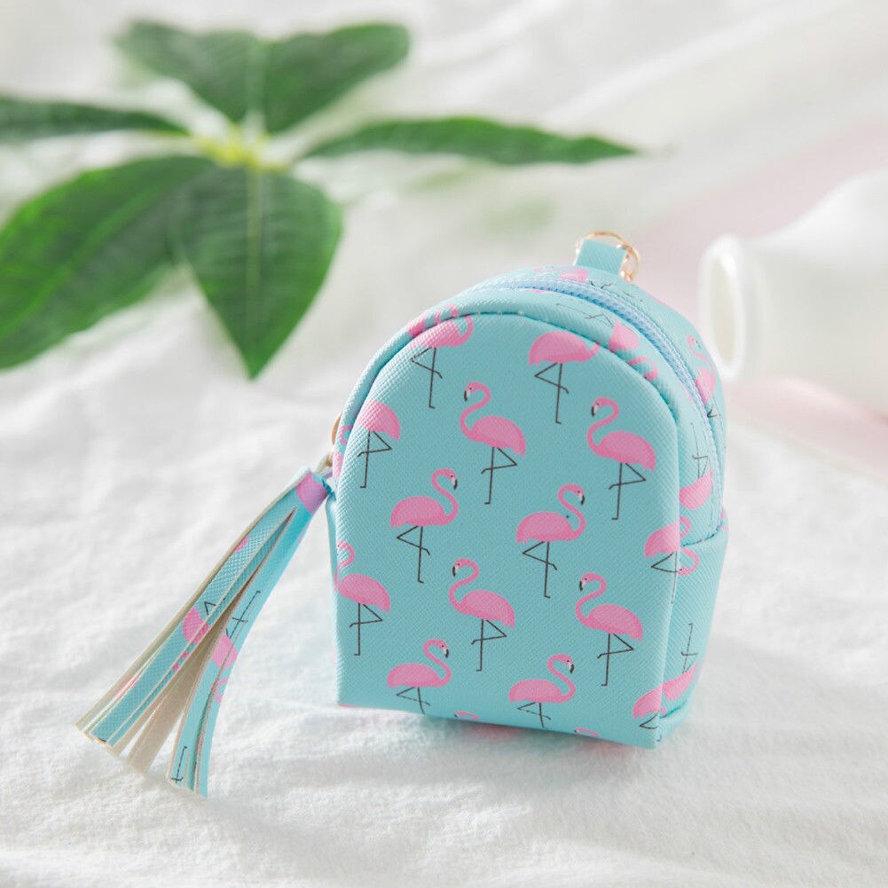 Baby Zomer Kleding Leuke Vrouwen Meisje Kids Portemonnee Mini Flamingo Pu Rits Portemonnee Sleutelhouder Little Pouch Kid